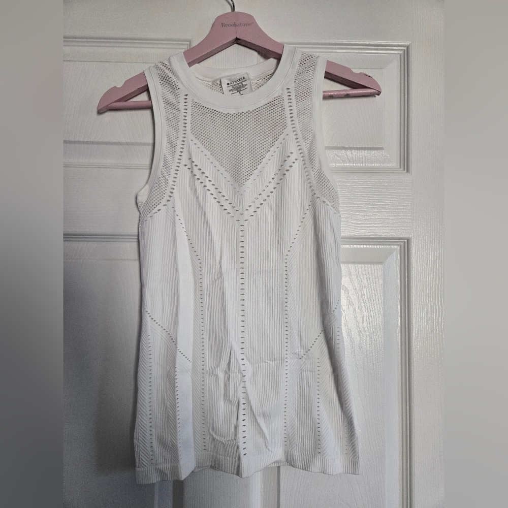 Athleta Mesh Tank Top Size Small
